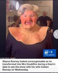 Wayne Rooney as Mrs Doubtfire